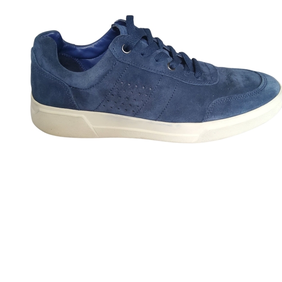 Vince Barnett Ocean Sport Suede Leather Sneakers Size 8.5 Blue